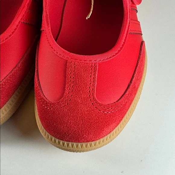 Adidas Samba Jane Red Gum Women’s Size 7.5 Mary Jane Sneakers - Picture 9 of 12
